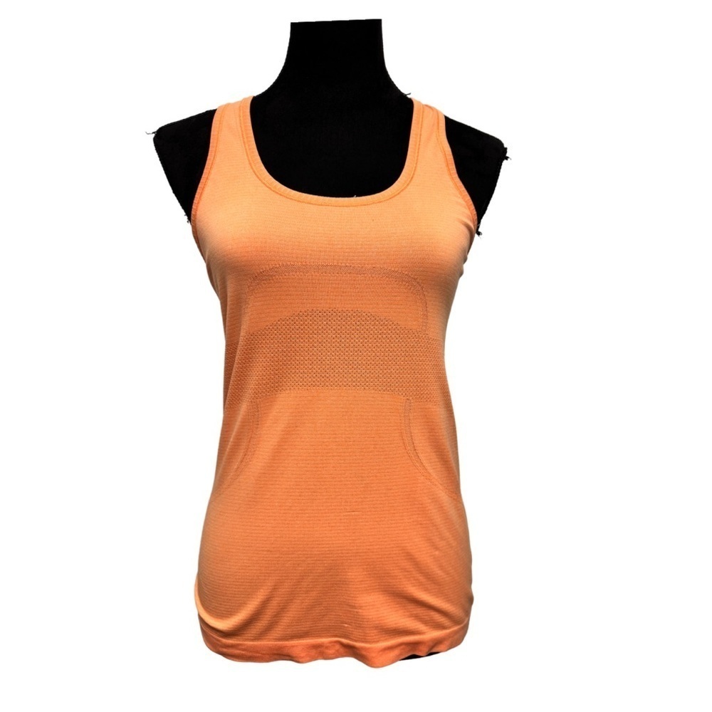 Lululemon Run Swiftly Racerback Orange - Picture 2 of 10